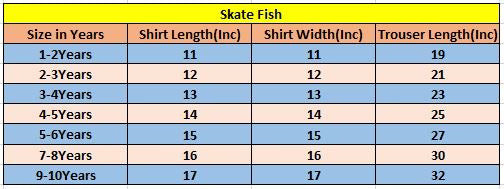 White Leaves Full Sleeves Royal Blue Skate Fish Girl ( R-327 )