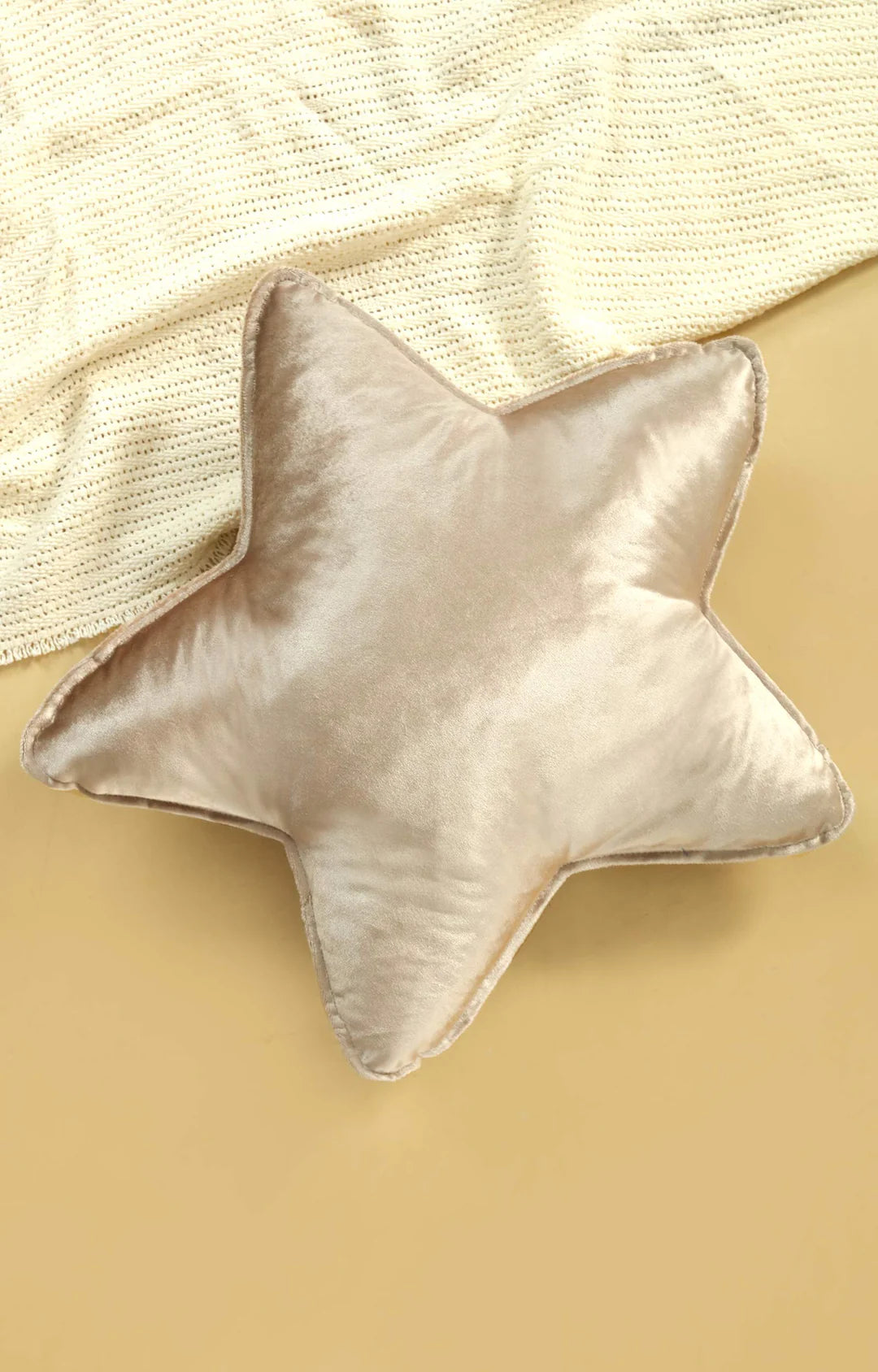 Velvet Star Baby Cushion
