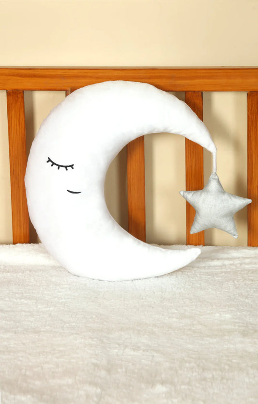 Snoozing Moon Baby Cushion