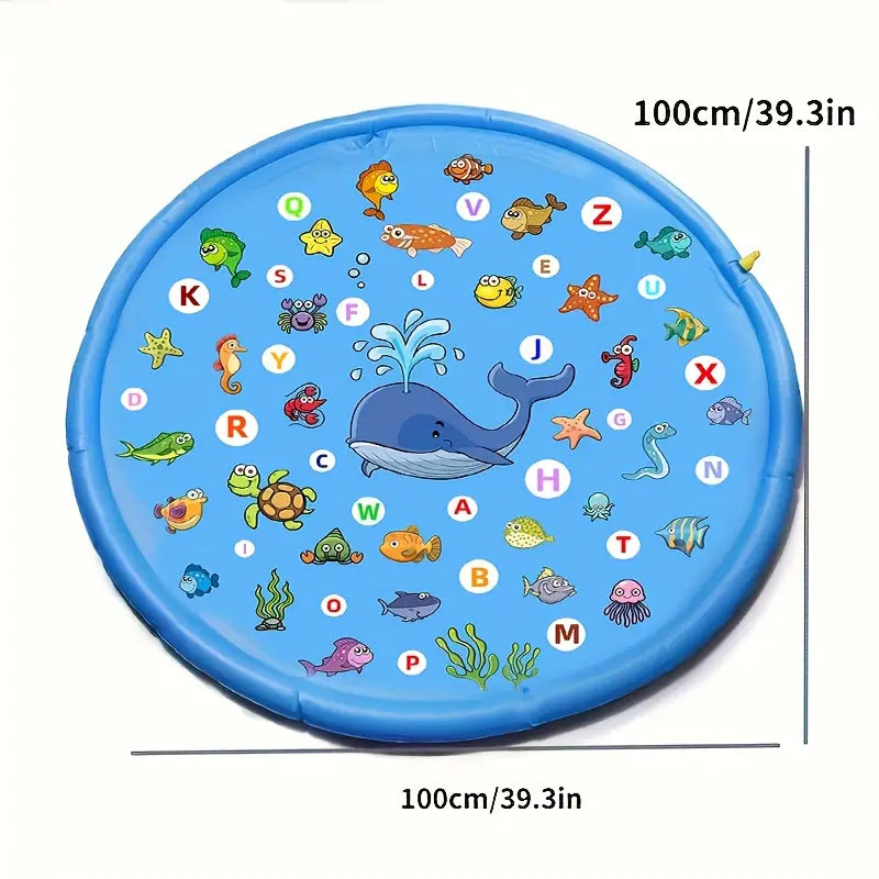 Portable Swimming Pool with Water Sprinklers