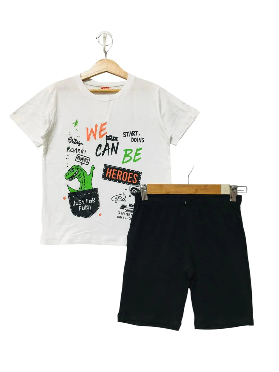 Heroes White Nicker Suit Boys
